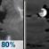 Tuesday Night: Showers And Thunderstorms then Mostly Cloudy
